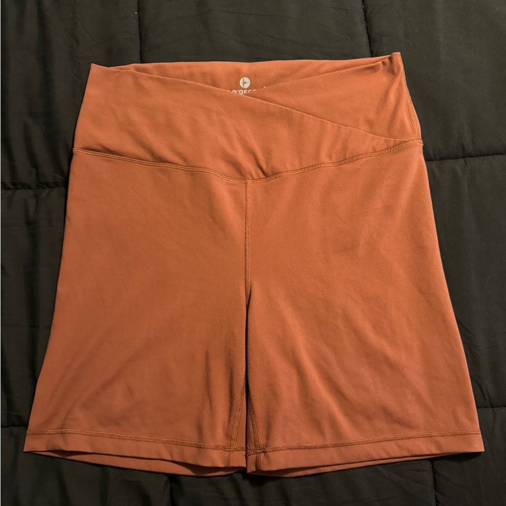 90 Degree By Reflex High Waist Power Flex Yoga Shorts W/  Tummy Control